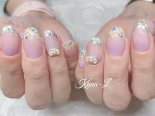 カラー ネイル 芦辺 香奈のネイルデザイン