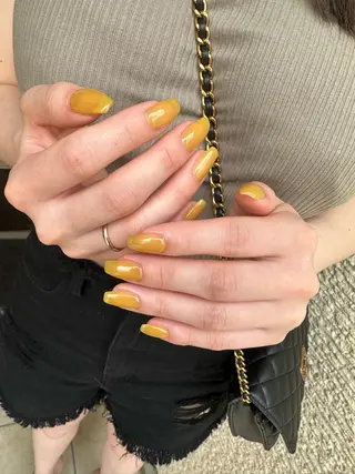 ロング カラー ヘアアレンジ キッズ ネイル マツエク・マツパ アイブロウ 福田 加奈のネイルデザイン