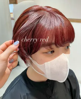 ショート カラー レイヤー/顔まわり /亀戸錦糸町/なつきのヘアスタイル