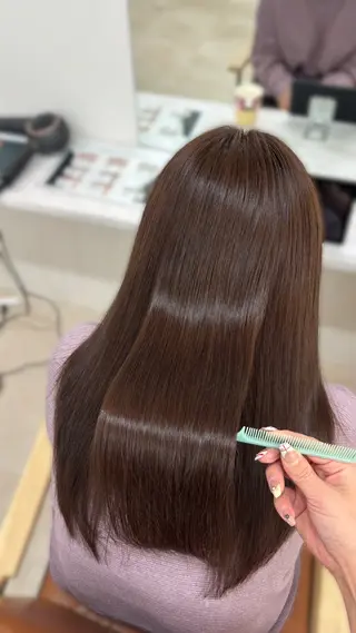 セミロング Angelica manaのヘアスタイル