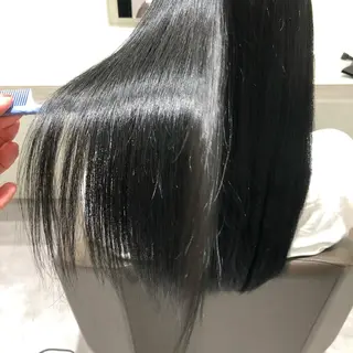 ロング カラー ムトウセイマ/艶髪 /艶ケアWブリーチのヘアスタイル