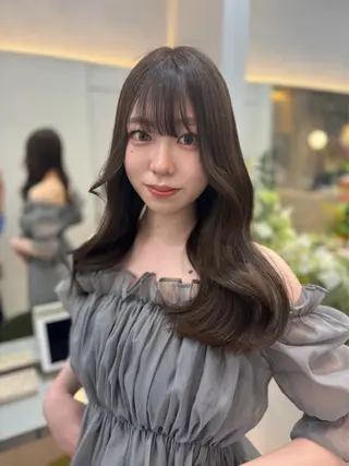 ロング 韓国トレンド💓 阿部あんじゅのヘアスタイル