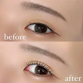 マツエク・マツパ Blanc Eyelash Salon 水戸内原店所属・安 萌々穂の眉毛・アイブロウイメージ