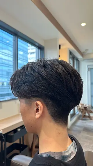パーマ メンズ 【メンズパーマ】比嘉 啓人のヘアスタイル