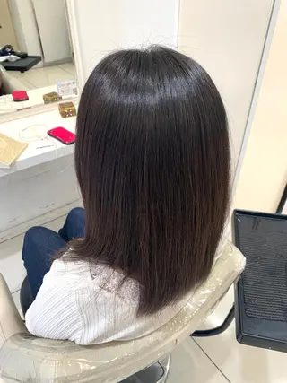セミロング パーマ 金澤 夏海のヘアスタイル