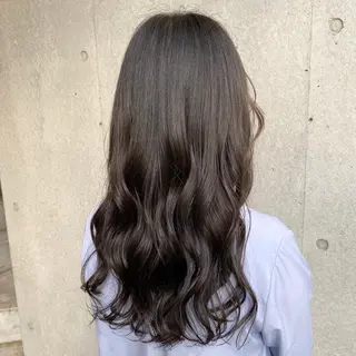 ロング カラー ブリーチなし✨艶髪 カラー𓃲YAGIのヘアスタイル