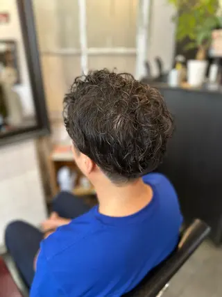 ショート パーマ plants hair salon by GEORGE所属・元住吉プランツヘアー ☘️丸山☘️のヘアスタイル