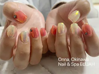 ネイル ダンラップ新里 友簣乃のネイルデザイン