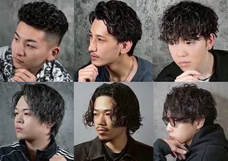 ミディアム メンズ オガサワラ ケイスケのヘアスタイル
