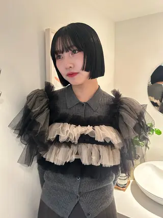 カラー VISION   aoyama所属・かがやしづ ⭐️ハイトーンのヘアスタイル