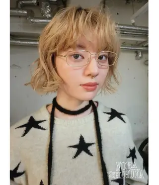 ショート カラー ハッシュカット/ MAYAのヘアスタイル