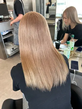 セミロング 似合わせカラー/ ブリーチ🤩店長レンのヘアスタイル