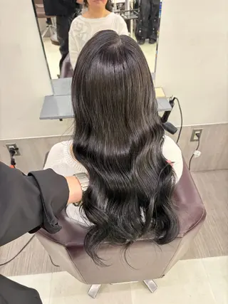 ロング 天神大名/淡色カラー かずゆき/ハイトーンのヘアスタイル