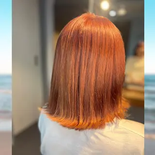 カラー ロング 🎀羽エクステ&韓国 ヘア大人気♡mi🌙のヘアスタイル