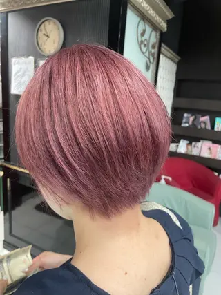 ショート 量産ヘアセット/ ヘアメAyakaのヘアスタイル