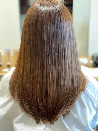 セミロング 大倉 未波のヘアスタイル