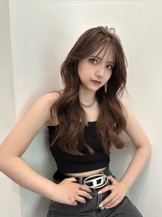 ロング カラー ワンホン🎀韓国ヘア 💞渋谷/GAKUのヘアスタイル