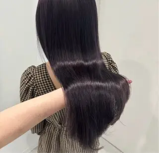 ロング miku/ラベンダー 透明感カラー🪻❤︎のヘアスタイル