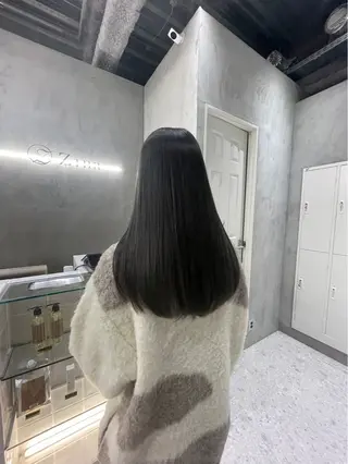 ロング カラー 艶髪/縮毛矯正 特化　ヒトシのヘアスタイル