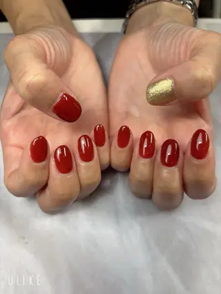 ネイル BURGUNDY uchikoshiのネイルデザイン