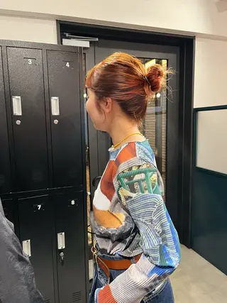 カラー 暖色/パーマ 🌼クニトウメイのヘアスタイル