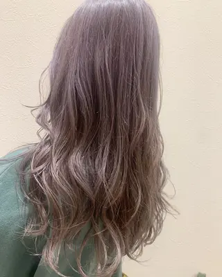 ロング カラー hub hair レイヤー/透明感のヘアスタイル