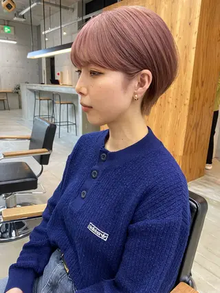 ショート カラー ヘアアレンジ son hair HIROEのヘアスタイル