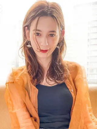 カラー MUSASHI ブリーチカラー◎のヘアスタイル