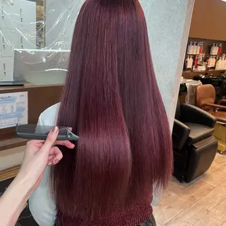 ロング カラー あ あのヘアスタイル