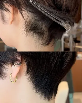 ショート パーマ 👑ショート/ボブ /銀座/ニシオカ👑のヘアスタイル