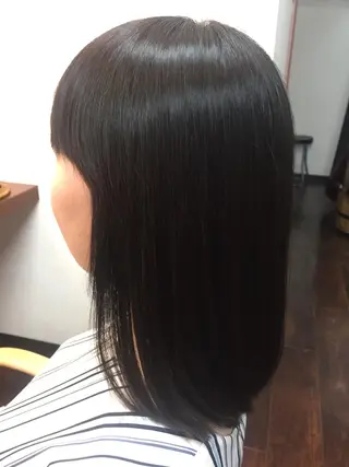 セミロング パーマ 桧山 真のヘアスタイル