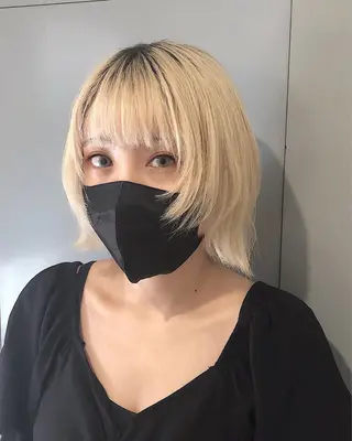 ショート ウルフ/レイヤー /パーマ/島田陽稀のヘアスタイル