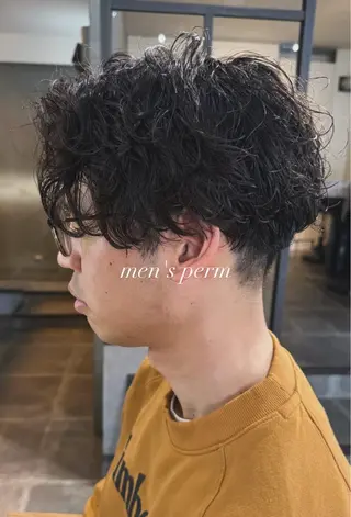 パーマ メンズ LeAng所属・佐伯 桃のヘアスタイル
