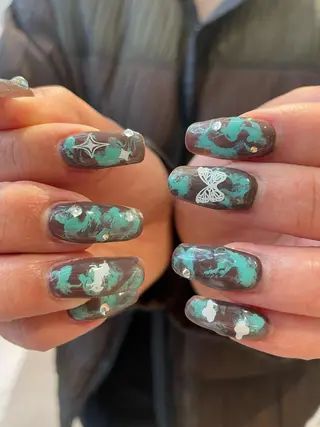 ネイル hair&nail ☯️アイリ☯️のネイルデザイン