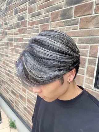 カラー メンズ Koya ショート/ボブのヘアスタイル