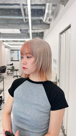 ミディアム カラー レイヤー/透明感 カラー🌿KANTAのヘアスタイル