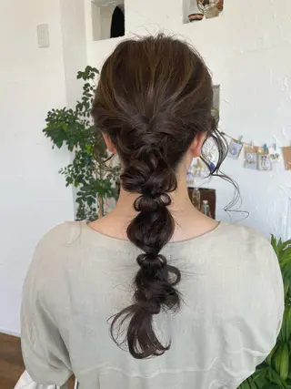 ヘアアレンジ 🌸小掛🌸 豊橋外国人風カラーのヘアスタイル
