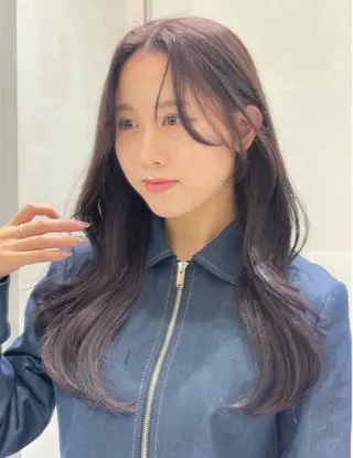 ロング ❤︎︎韓国ヘア❤︎︎ 𝑺𝒉𝒊𝒉𝒐のヘアスタイル