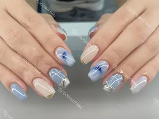 ネイル 神田 ココナッツのネイルデザイン