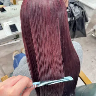 ロング カラー JUNSHIN🦋 ヘアセット／カラーのヘアスタイル