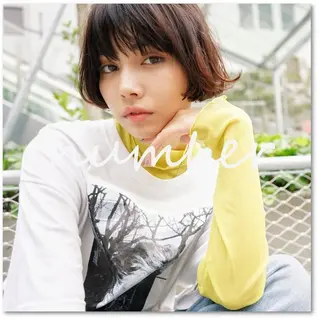 ショート カラー パーマ ヘアアレンジ 【N°deseo】 吉祥寺のヘアスタイル