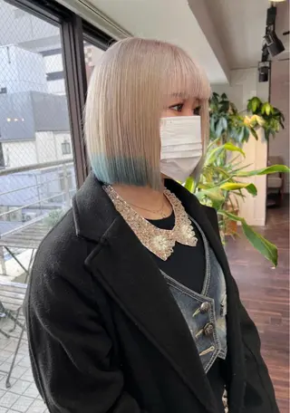 ショート カラー 🧡色落ちまで2度綺 麗なカラー🧡ヨシキのヘアスタイル