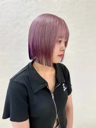 ショート カラー ヘアアレンジ 🍒KIKUCHI KANAE🍒のヘアスタイル