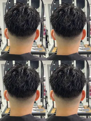 ショート カラー パーマ ヘアアレンジ メンズ 🔥メンズパーマ特 化🔥渡辺一翔🔥のヘアスタイル