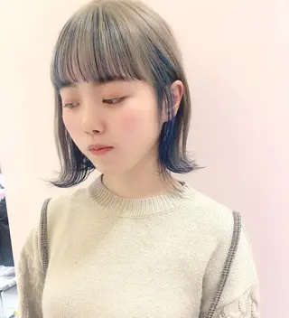 ショート カラー ヘアアレンジ 透明感カラー× レイヤーカット✨高梨のヘアスタイル