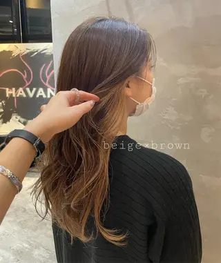ロング カラー HAVANA MIZUKIのヘアスタイル