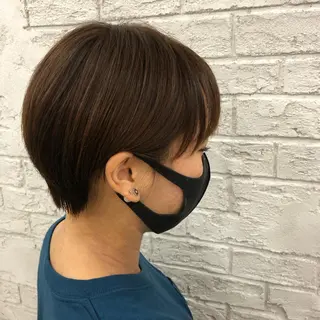 ショート 🤍韓国ヘア🇰🇷 タバタサオリ🤍のヘアスタイル