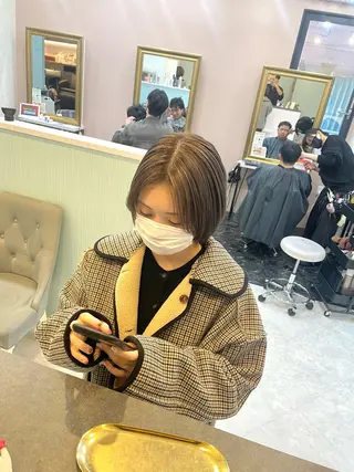 ショート 亀川蓮 Agu hairのヘアスタイル