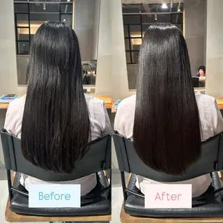 ロング パーマ aina🐱 カラー/ストレートのヘアスタイル