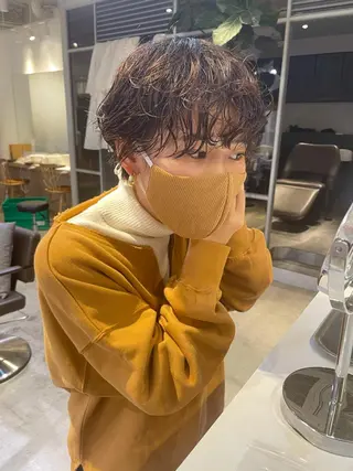 ショート パーマ 斉藤 瑞恵のヘアスタイル